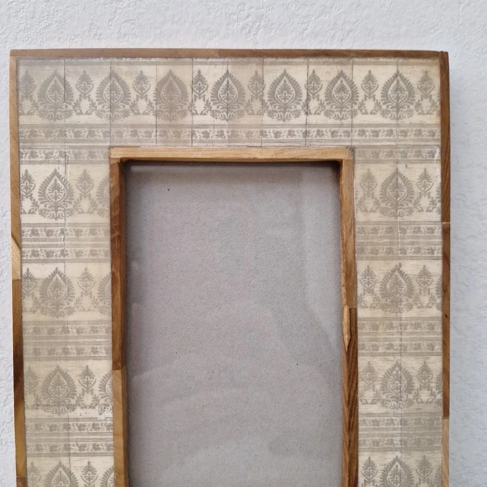 Vintage Ornate Tile Solid Wood Picture Frame 6.5